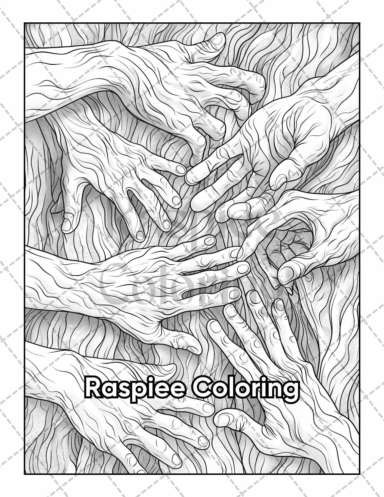 50 Abstract Art Adult Coloring Pages Printable PDF Instant Download