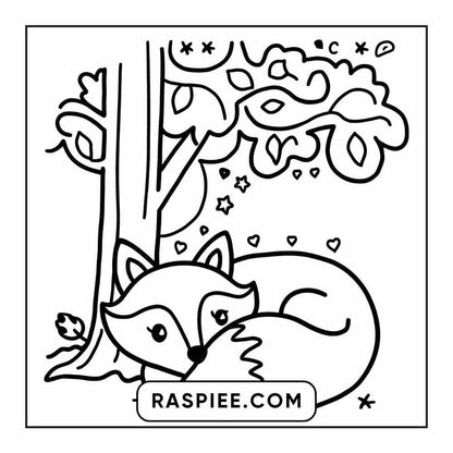 114 Cozy Autumn Bold & Easy Coloring Pages PDF Printable Instant Download