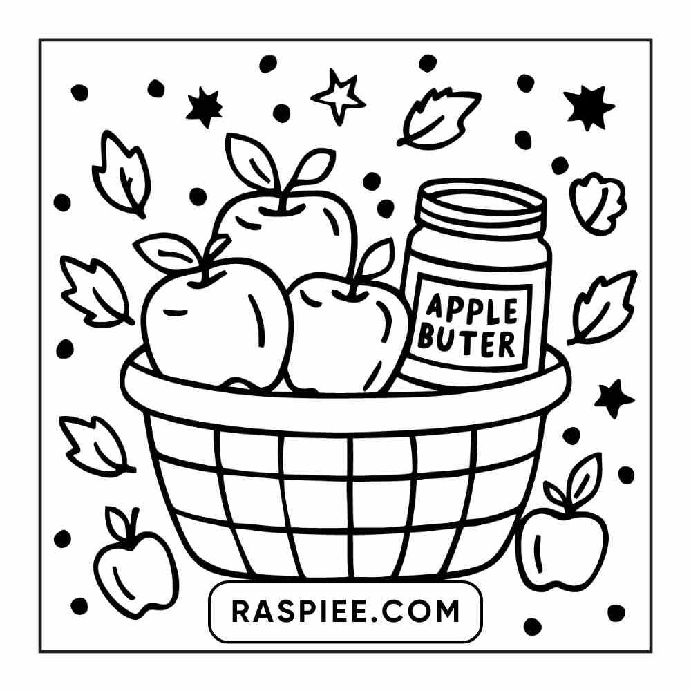 114 Cozy Autumn Bold & Easy Coloring Pages PDF Printable Instant Download