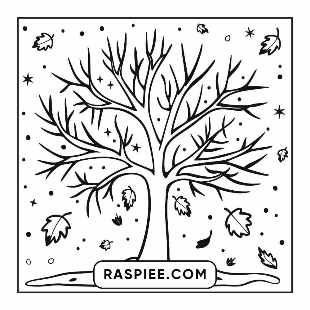 114 Cozy Autumn Bold & Easy Coloring Pages PDF Printable Instant Download