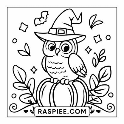 84 Cozy Halloween Bold & Easy Coloring Pages Printable PDF Instant Download