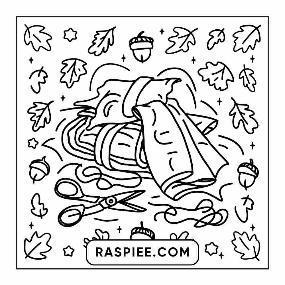 114 Cozy Autumn Bold & Easy Coloring Pages PDF Printable Instant Download