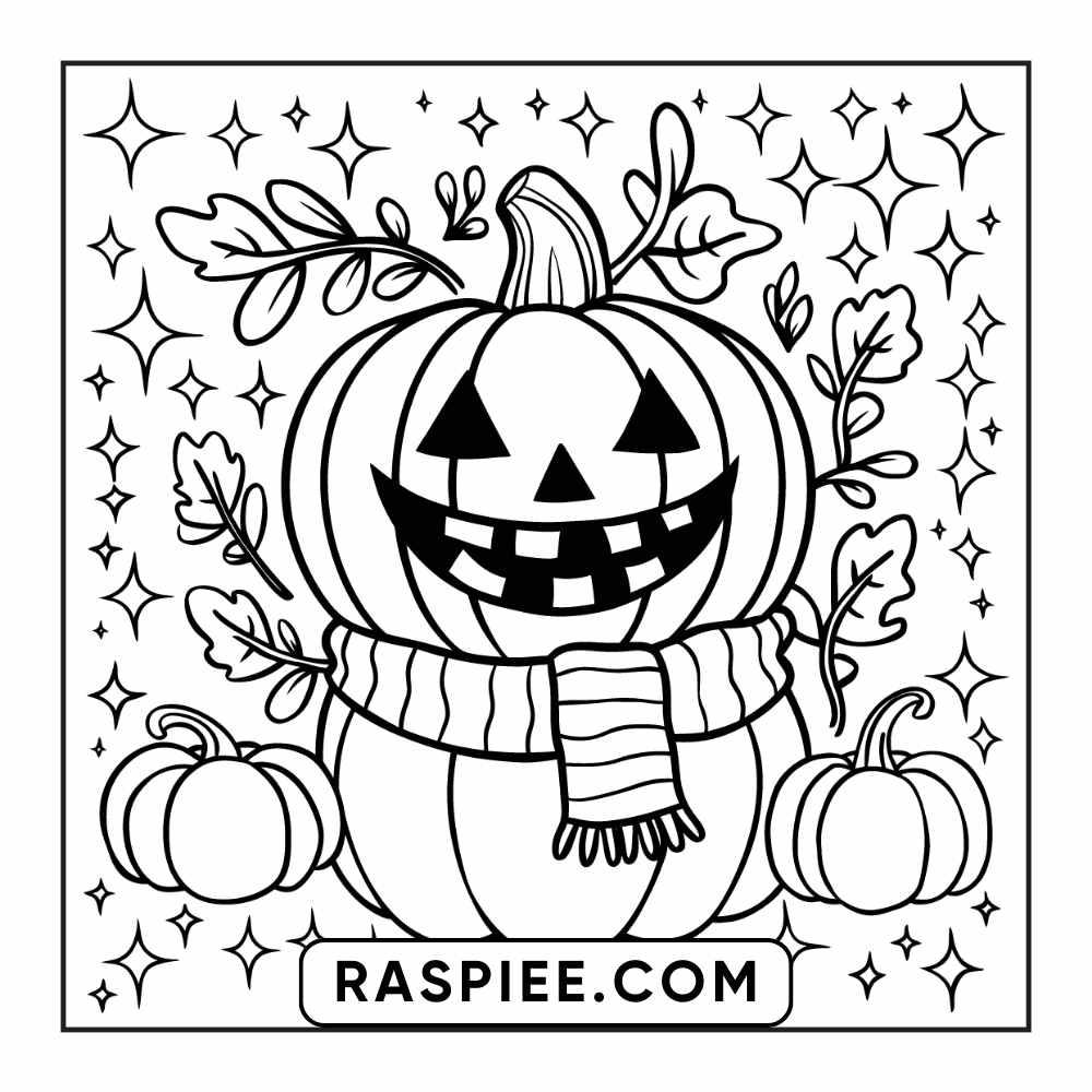 84 Cozy Halloween Bold & Easy Coloring Pages Printable PDF Instant Download