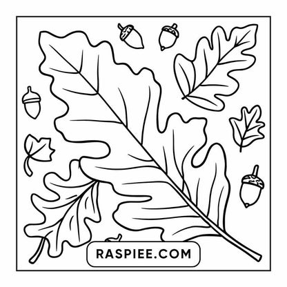 114 Cozy Autumn Bold & Easy Coloring Pages PDF Printable Instant Download