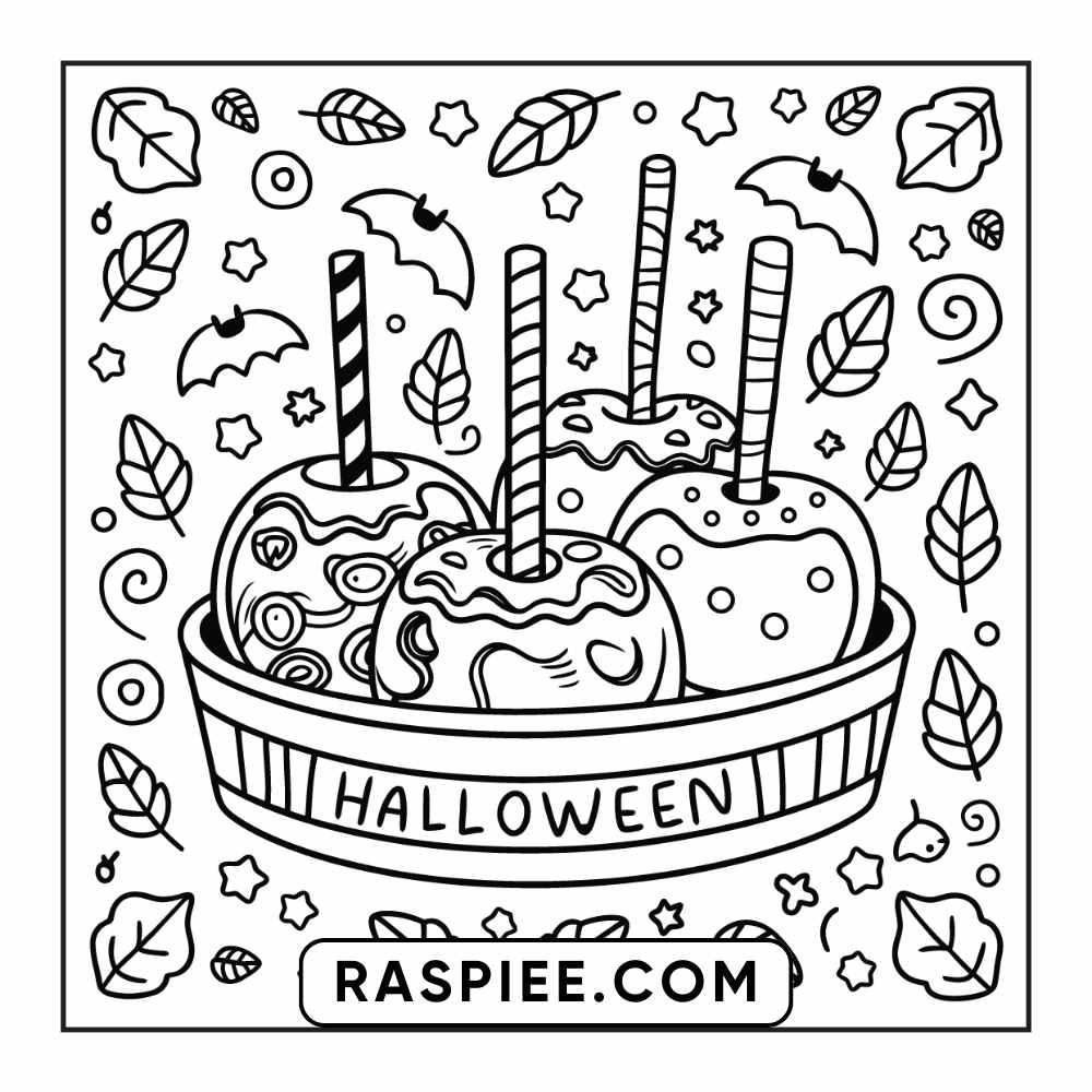 84 Cozy Halloween Bold & Easy Coloring Pages Printable PDF Instant Download