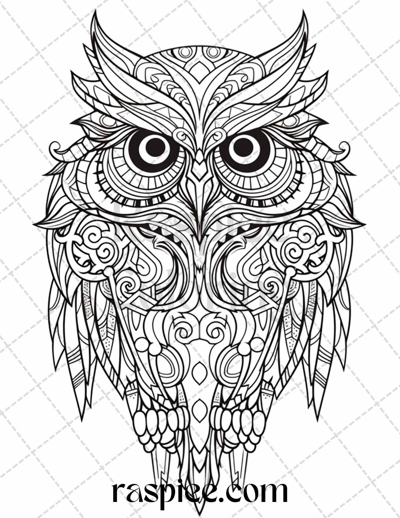 40 Beautiful Tattoos Grayscale Coloring Pages Printable for Adults, PDF File Instant Download