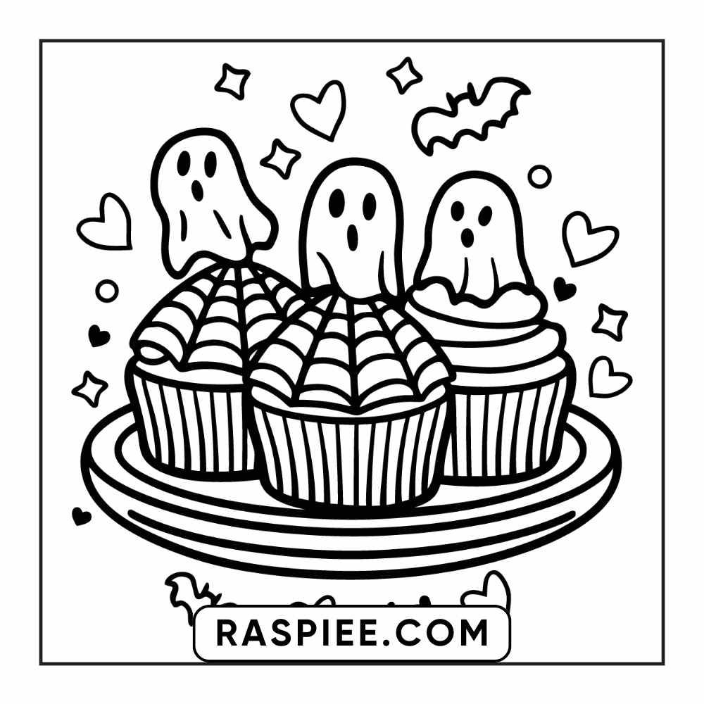 84 Cozy Halloween Bold & Easy Coloring Pages Printable PDF Instant Download