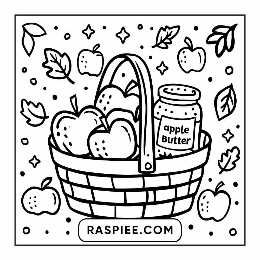 114 Cozy Autumn Bold & Easy Coloring Pages PDF Printable Instant Download