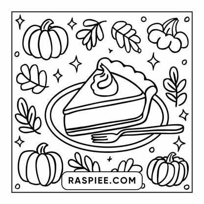 114 Cozy Autumn Bold & Easy Coloring Pages PDF Printable Instant Download