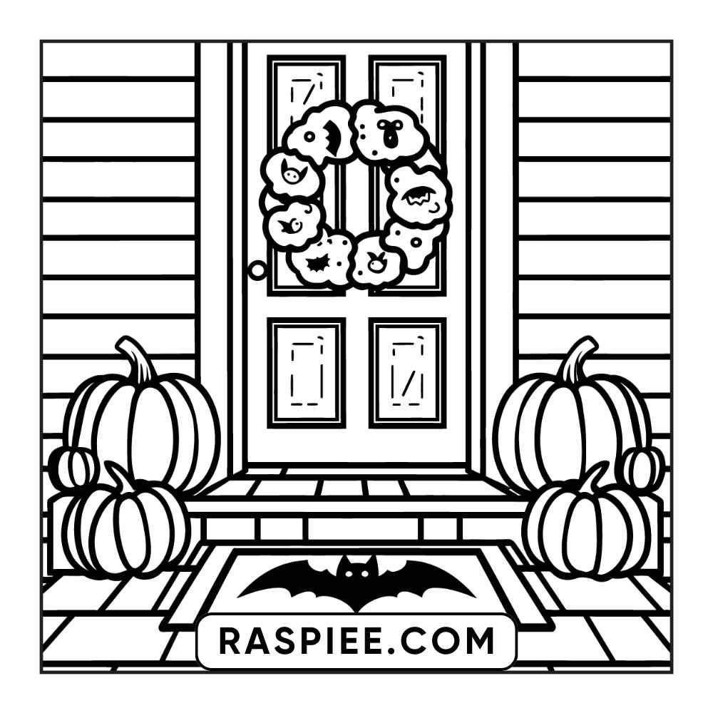 84 Cozy Halloween Bold & Easy Coloring Pages Printable PDF Instant Download