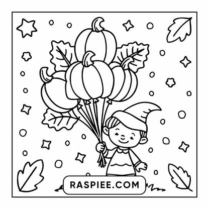 114 Cozy Autumn Bold & Easy Coloring Pages PDF Printable Instant Download