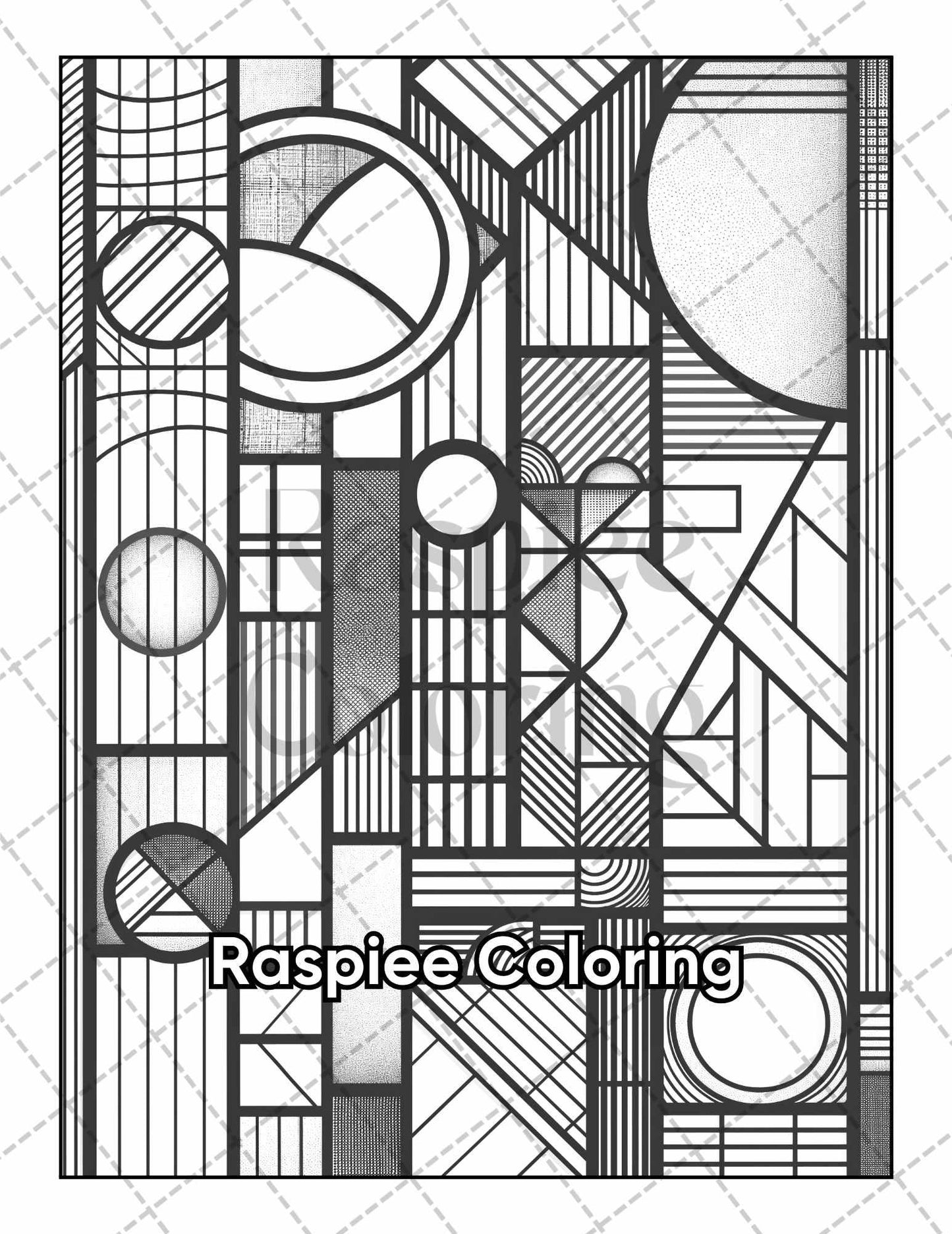 50 Abstract Art Adult Coloring Pages Printable PDF Instant Download