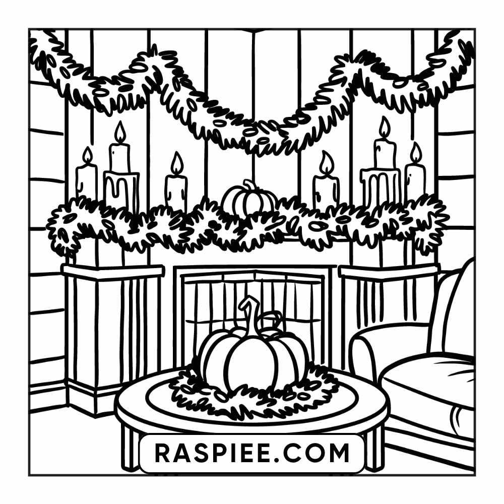 84 Cozy Halloween Bold & Easy Coloring Pages Printable PDF Instant Download