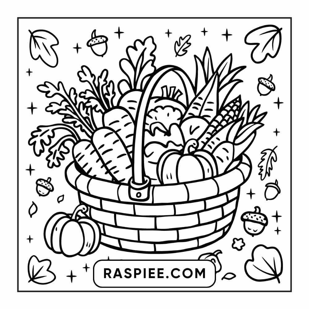 114 Cozy Autumn Bold & Easy Coloring Pages PDF Printable Instant Download