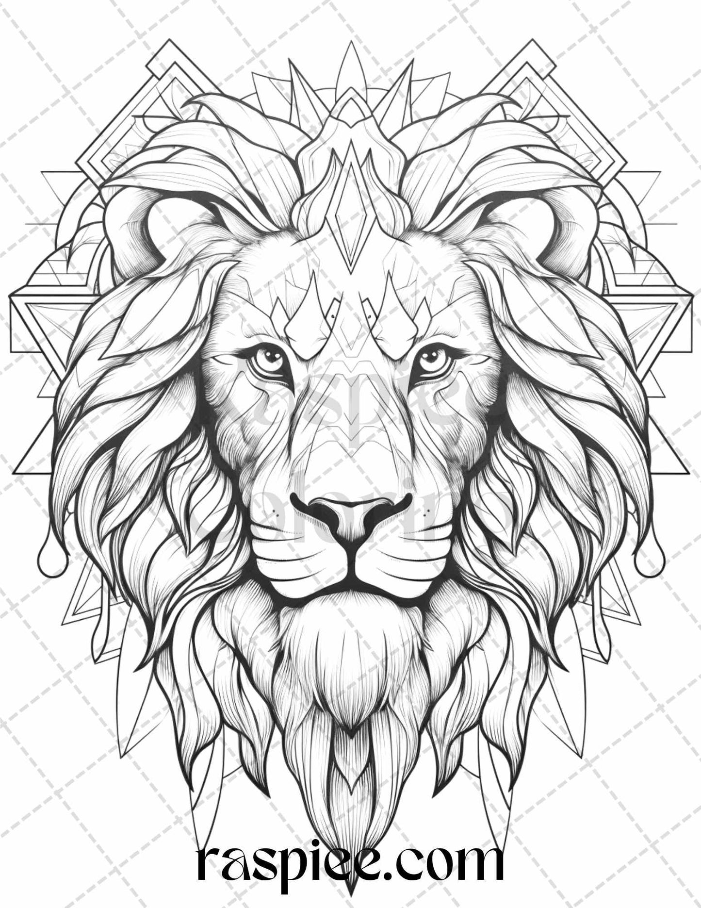 40 Beautiful Tattoos Grayscale Coloring Pages Printable for Adults, PDF File Instant Download