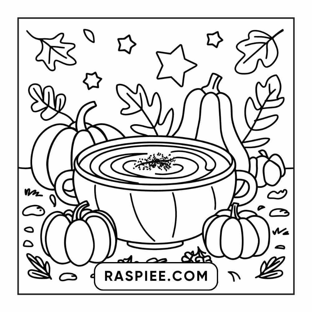 114 Cozy Autumn Bold & Easy Coloring Pages PDF Printable Instant Download