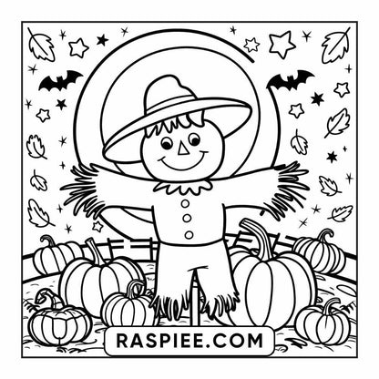 84 Cozy Halloween Bold & Easy Coloring Pages Printable PDF Instant Download