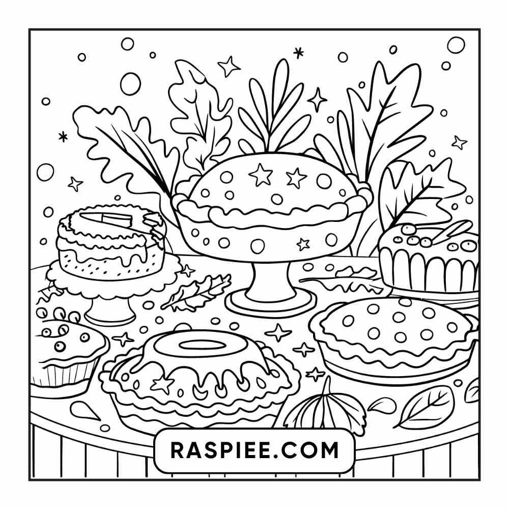 114 Cozy Autumn Bold & Easy Coloring Pages PDF Printable Instant Download