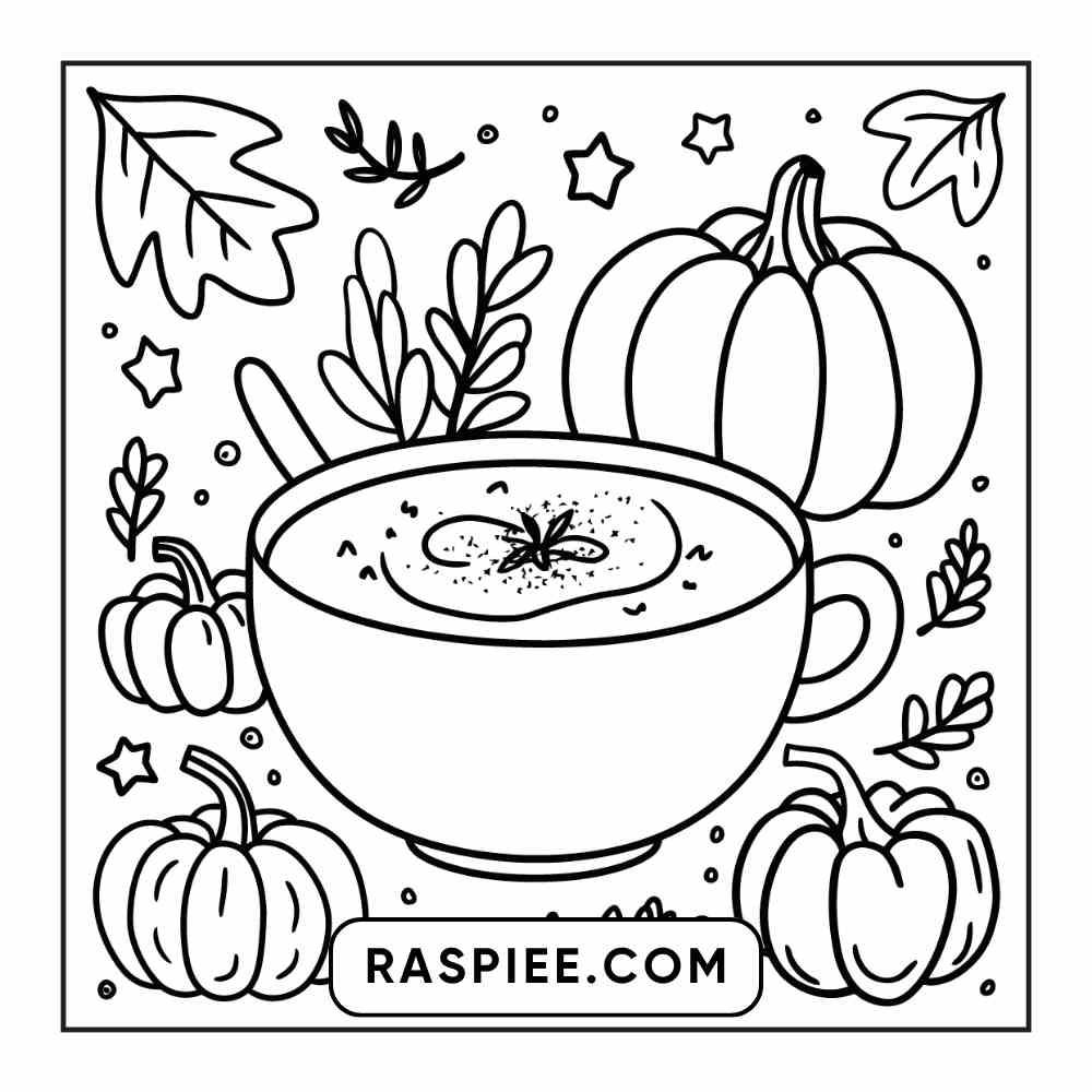 114 Cozy Autumn Bold & Easy Coloring Pages PDF Printable Instant Download