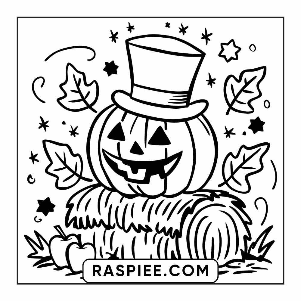 84 Cozy Halloween Bold & Easy Coloring Pages Printable PDF Instant Download