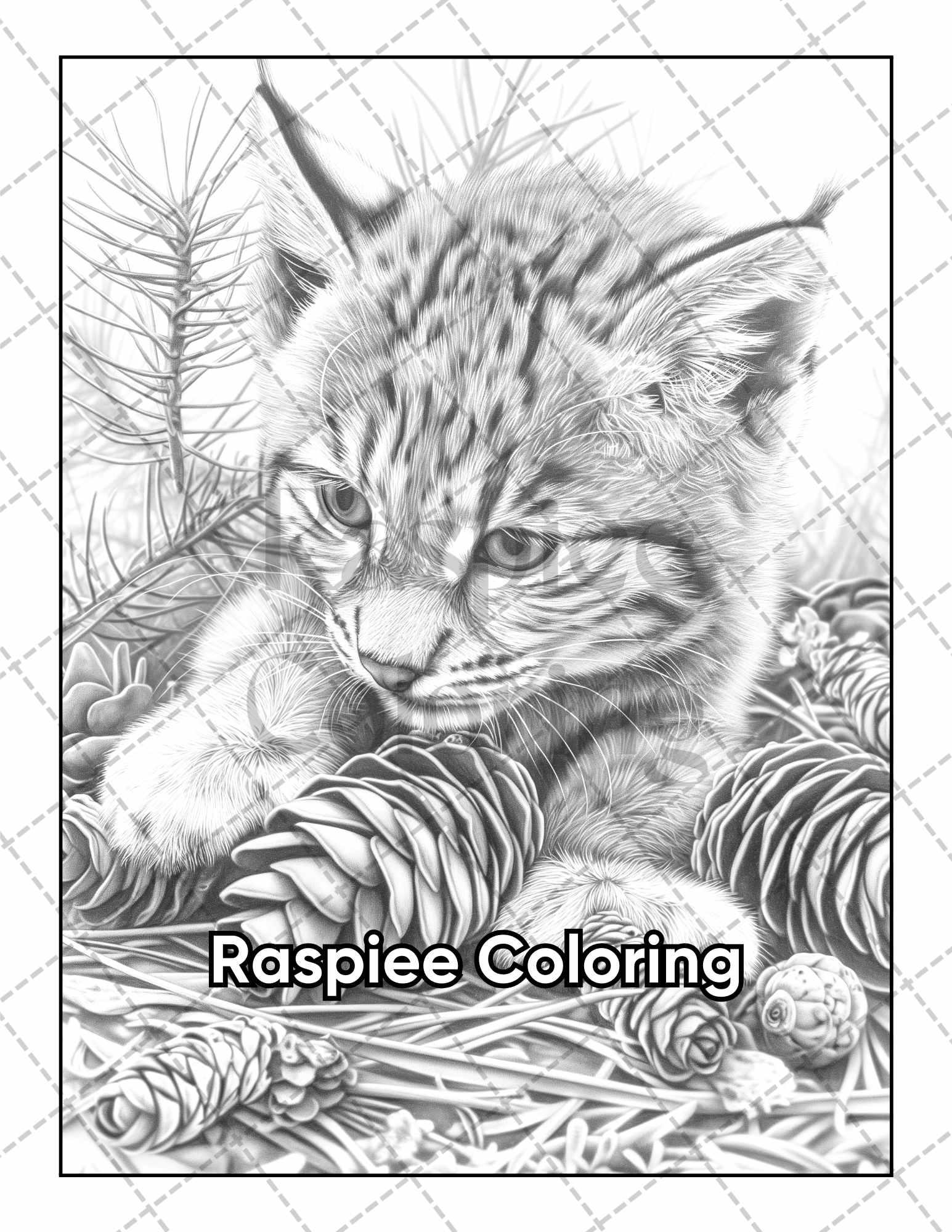 50 Baby Woodland Creatures Adult Coloring Pages Printable PDF Instant Download