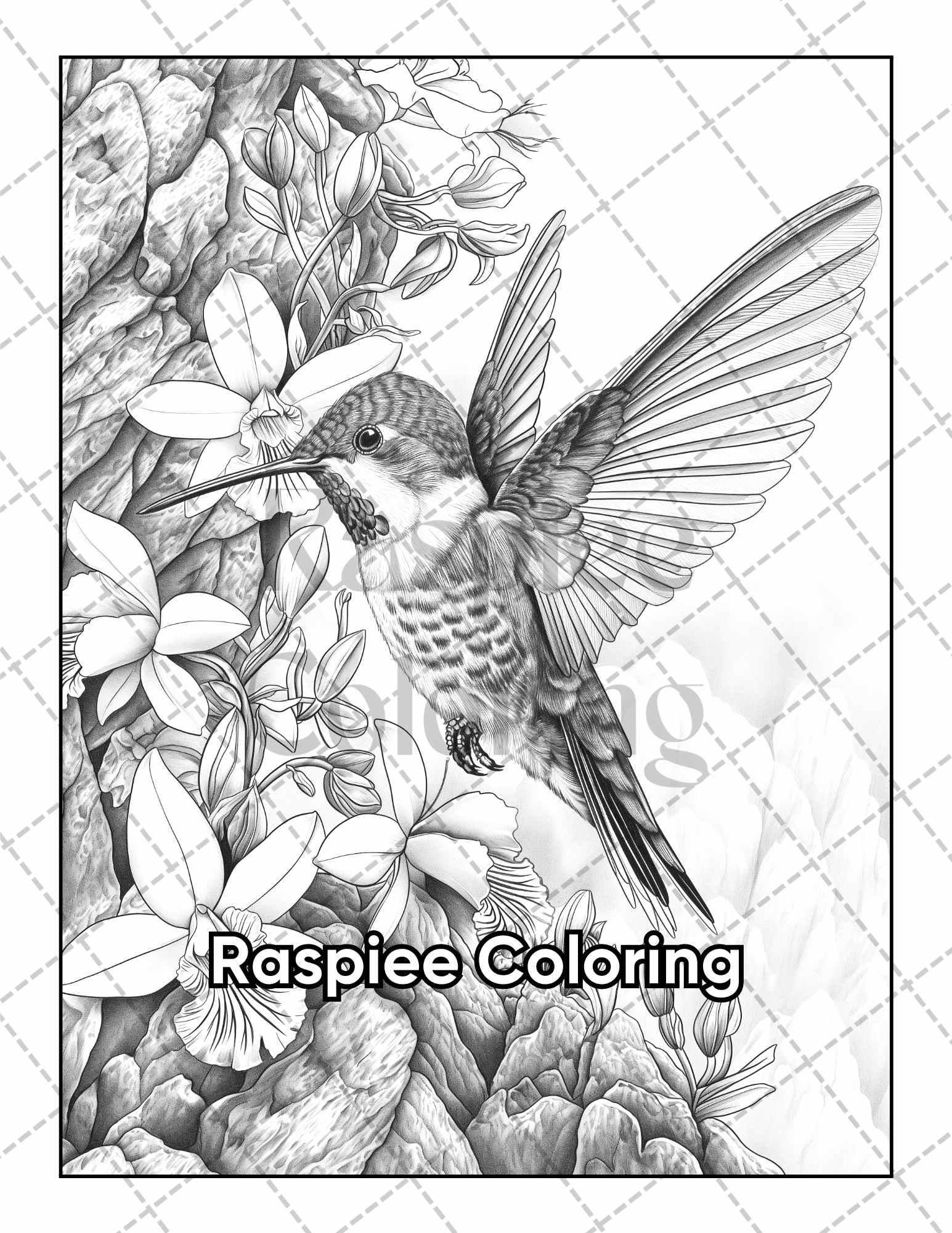 50 Beautiful Birds Adult Coloring Pages Printable PDF Instant Download