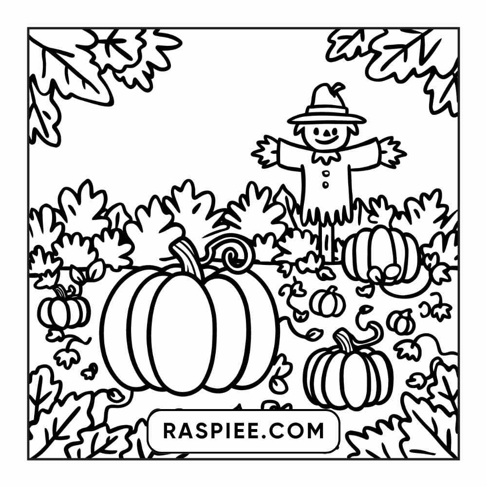 114 Cozy Autumn Bold & Easy Coloring Pages PDF Printable Instant Download