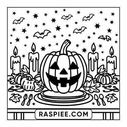 84 Cozy Halloween Bold & Easy Coloring Pages Printable PDF Instant Download