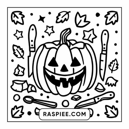 114 Cozy Autumn Bold & Easy Coloring Pages PDF Printable Instant Download