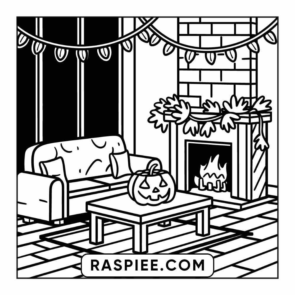 84 Cozy Halloween Bold & Easy Coloring Pages Printable PDF Instant Download