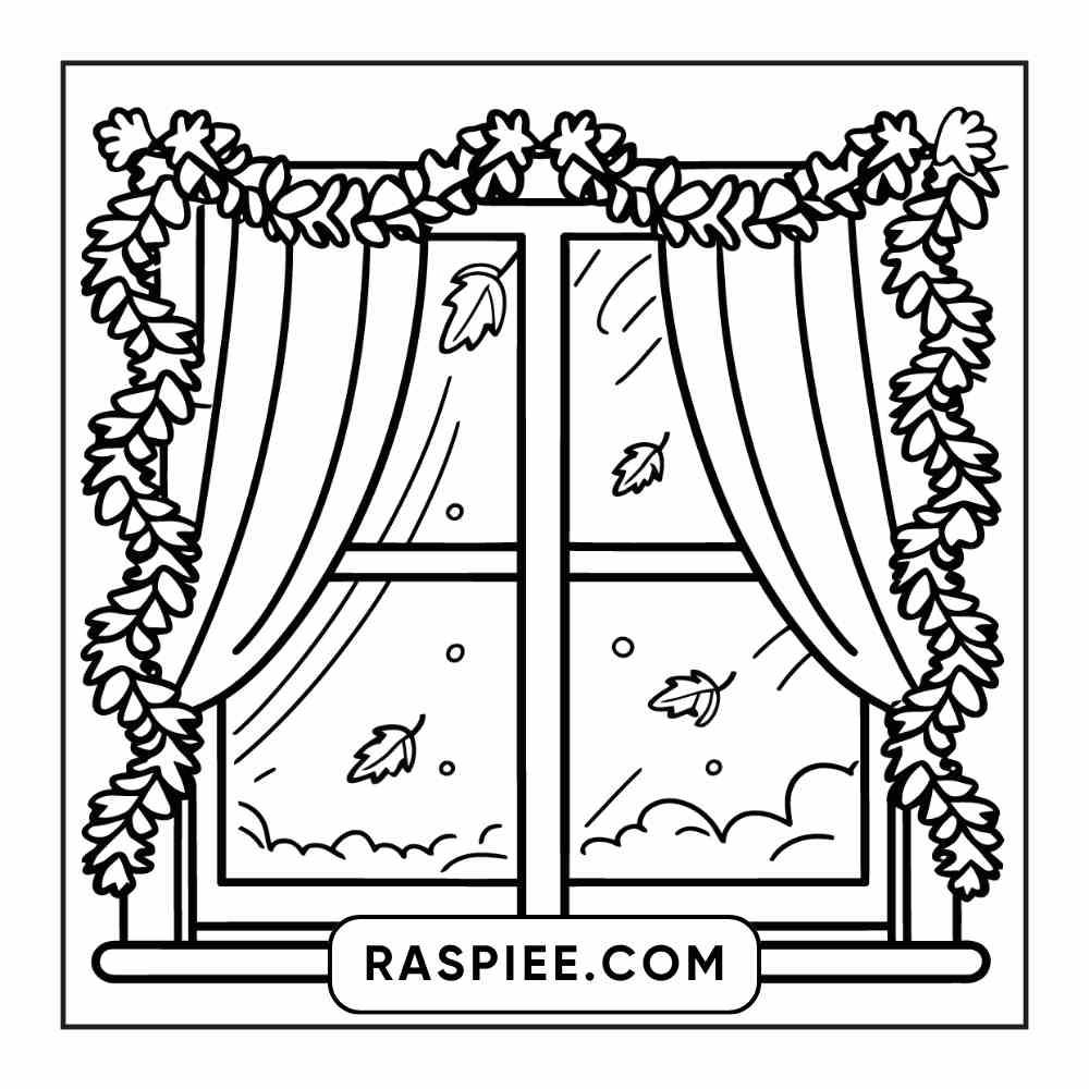 114 Cozy Autumn Bold & Easy Coloring Pages PDF Printable Instant Download