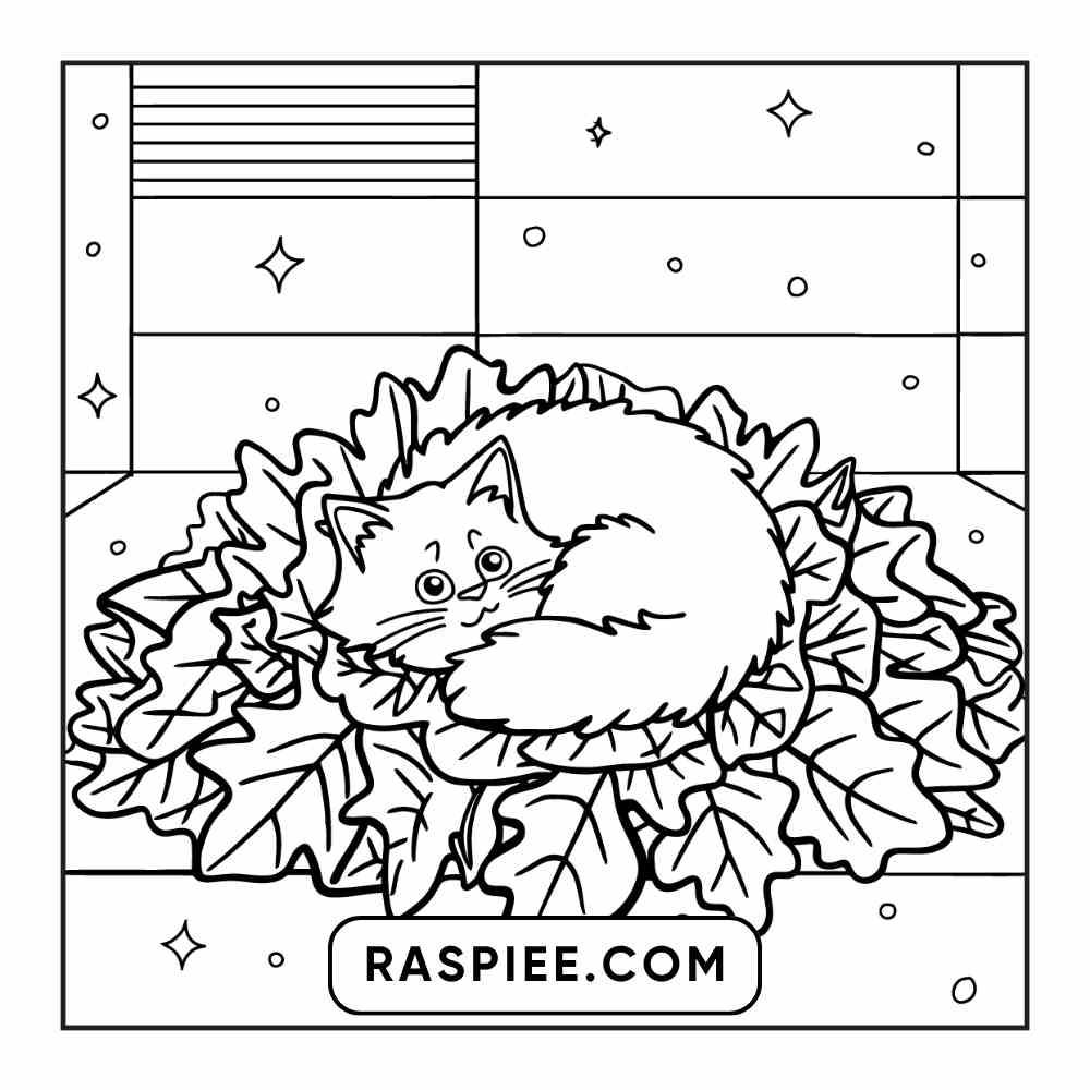 114 Cozy Autumn Bold & Easy Coloring Pages PDF Printable Instant Download