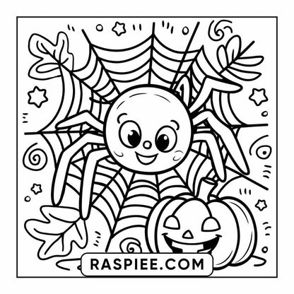 84 Cozy Halloween Bold & Easy Coloring Pages Printable PDF Instant Download