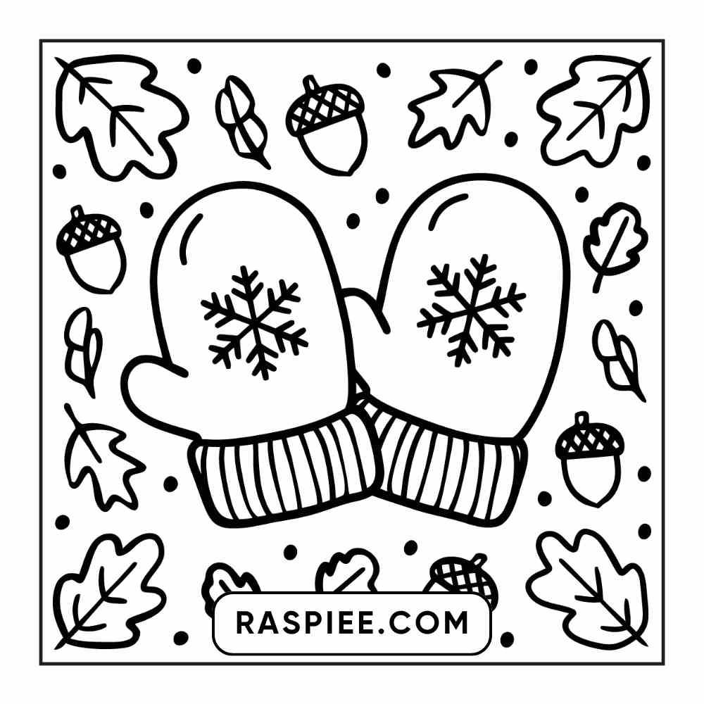 114 Cozy Autumn Bold & Easy Coloring Pages PDF Printable Instant Download