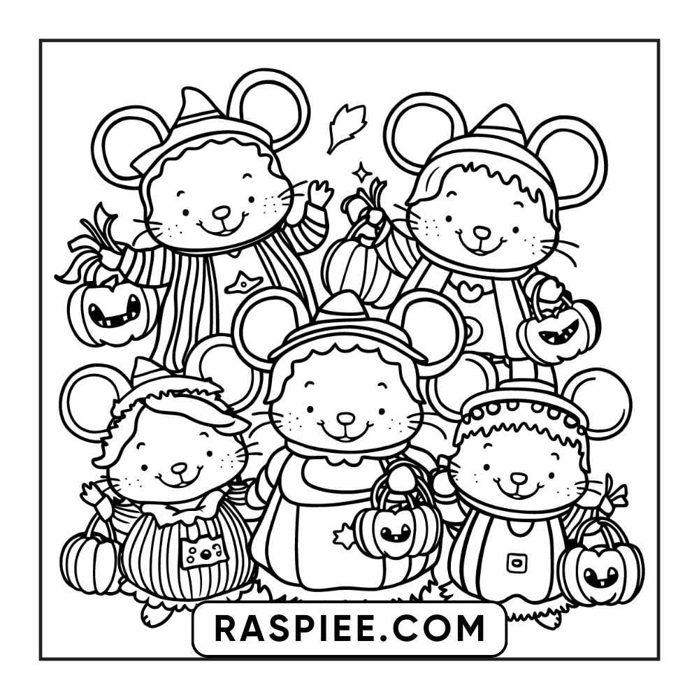 84 Cozy Halloween Bold & Easy Coloring Pages Printable PDF Instant Download