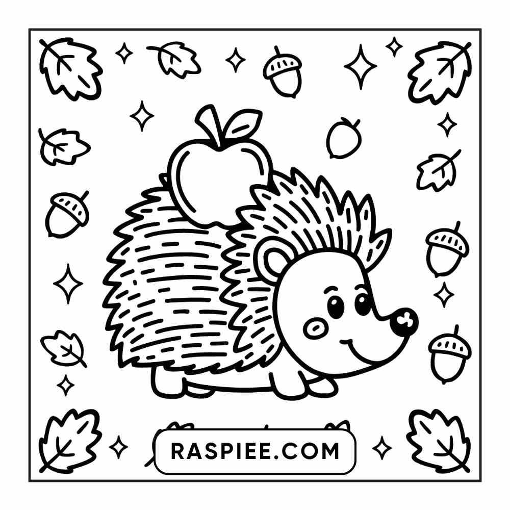 114 Cozy Autumn Bold & Easy Coloring Pages PDF Printable Instant Download