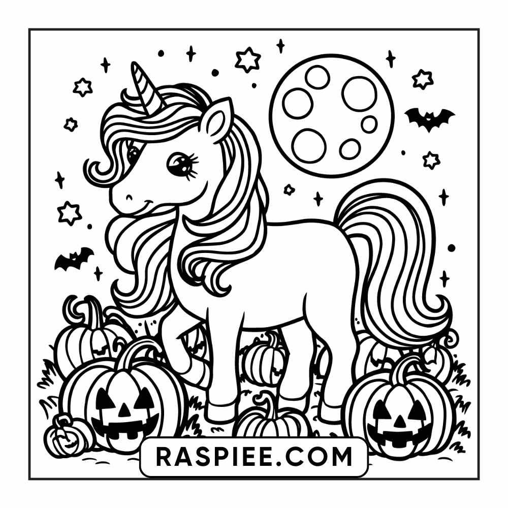 84 Cozy Halloween Bold & Easy Coloring Pages Printable PDF Instant Download