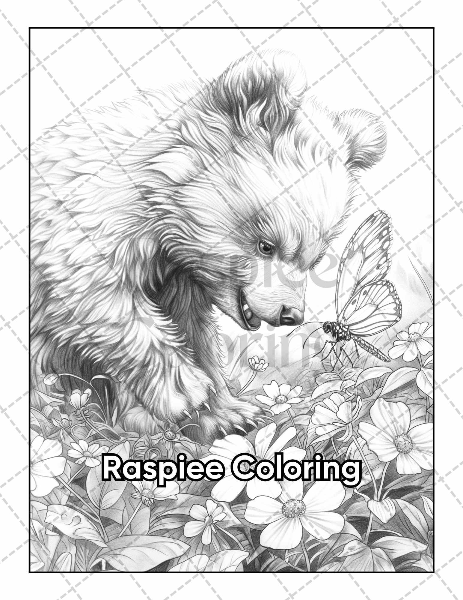 50 Baby Woodland Creatures Adult Coloring Pages Printable PDF Instant Download