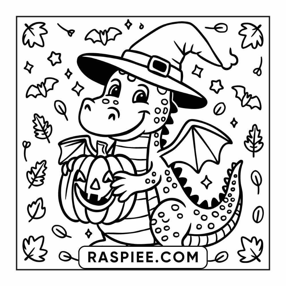 84 Cozy Halloween Bold & Easy Coloring Pages Printable PDF Instant Download