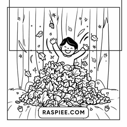 114 Cozy Autumn Bold & Easy Coloring Pages PDF Printable Instant Download