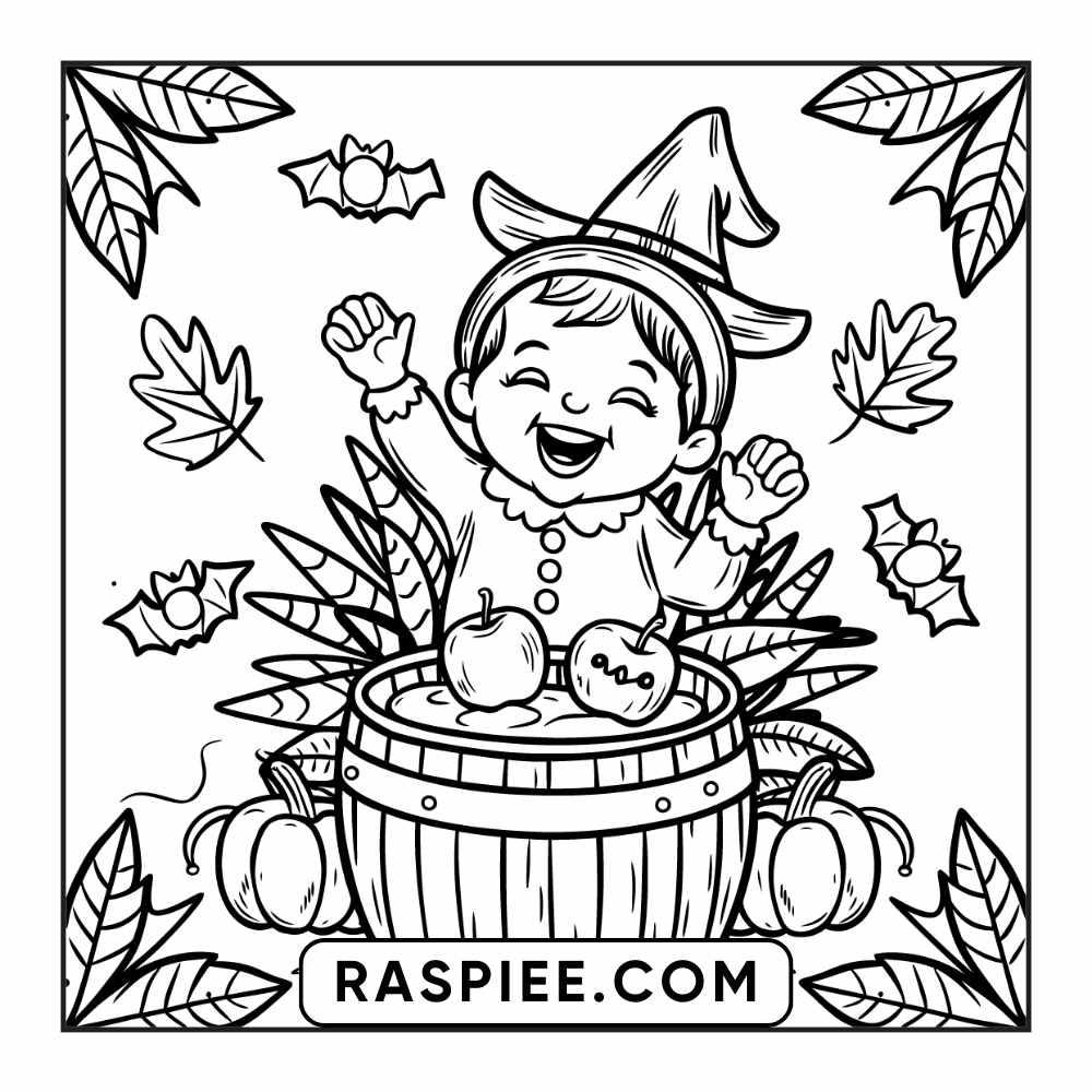 84 Cozy Halloween Bold & Easy Coloring Pages Printable PDF Instant Download