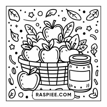 114 Cozy Autumn Bold & Easy Coloring Pages PDF Printable Instant Download