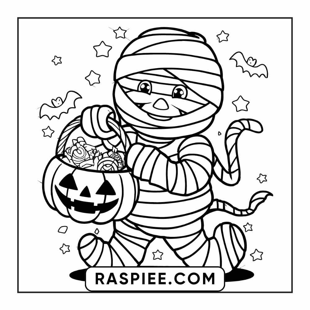 84 Cozy Halloween Bold & Easy Coloring Pages Printable PDF Instant Download