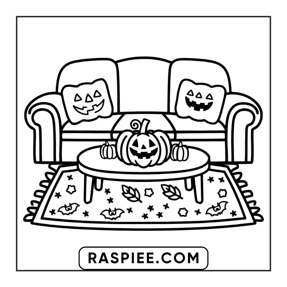 84 Cozy Halloween Bold & Easy Coloring Pages Printable PDF Instant Download