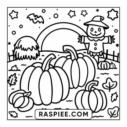 84 Cozy Halloween Bold & Easy Coloring Pages Printable PDF Instant Download