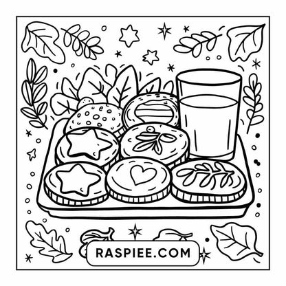 114 Cozy Autumn Bold & Easy Coloring Pages PDF Printable Instant Download