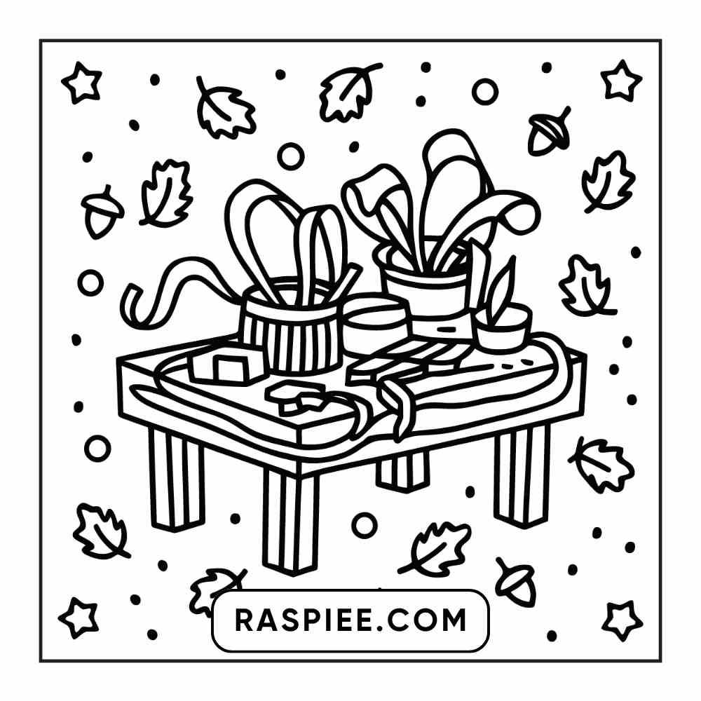 114 Cozy Autumn Bold & Easy Coloring Pages PDF Printable Instant Download