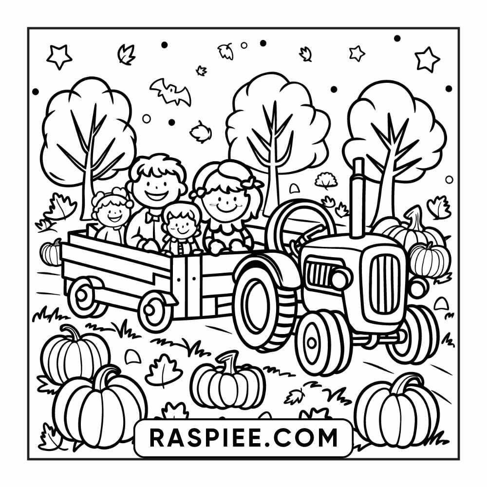 84 Cozy Halloween Bold & Easy Coloring Pages Printable PDF Instant Download