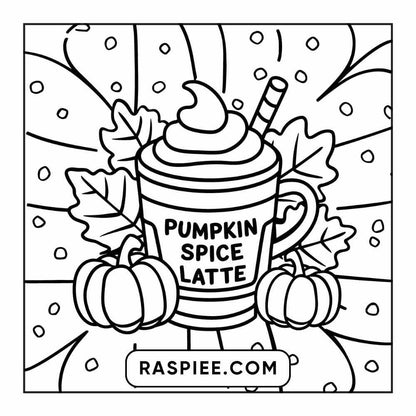 114 Cozy Autumn Bold & Easy Coloring Pages PDF Printable Instant Download