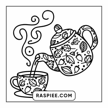 114 Cozy Autumn Bold & Easy Coloring Pages PDF Printable Instant Download